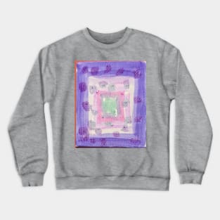 Purple and pink Crewneck Sweatshirt